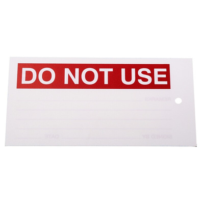 RS PRO Pre-Printed Label. Quantity: 1