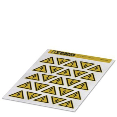 Phoenix Contact Adhesive Pre-Printed Label. Quantity: 25