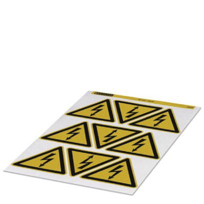 Phoenix Contact Adhesive Pre-Printed Label. Quantity: 9