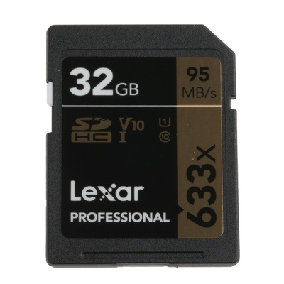 Lexar 32 GB SDHC SD Card, Class 10