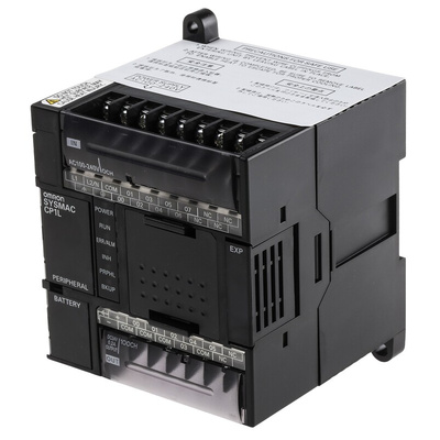 Omron CP1L Series PLC CPU for Use with SYSMAC CP1L Series, Relay Output, 8 (DC)-Input, DC Input