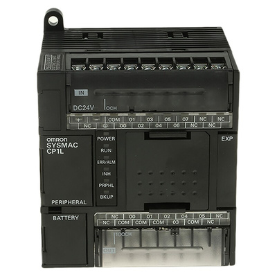 Omron CP1L Series PLC CPU for Use with SYSMAC CP1L Series, Transistor Output, 8 (DC)-Input, DC Input