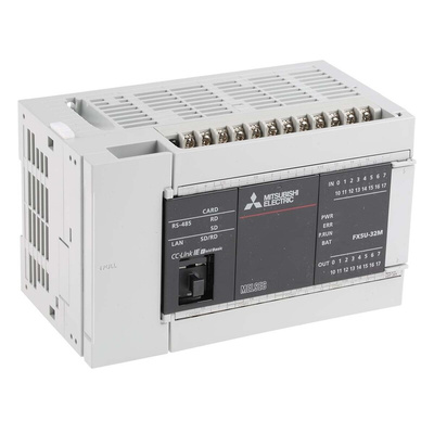 Mitsubishi MELSEC iQ-F Series PLC CPU for Use with FX5 Expansion Adapter, FX5 Extension Module, Analogue Output,