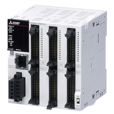 Mitsubishi MELSEC iQ-F Series PLC CPU for Use with FX5 Expansion Adapter, FX5 Extension Module, Analogue Output,