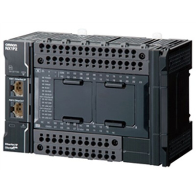 Omron NX1P Series PLC CPU for Use with NX Series EtherCAT Coupler, PNP Output, 24-Input, DC Input