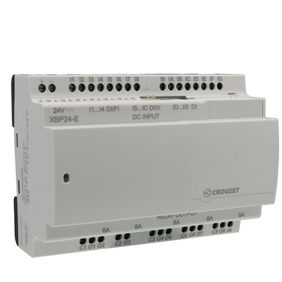 Crouzet Millenium Evo Series PLC CPU for Use with PLC, Relay Output, 16 (Digital)-Input, Digital Input