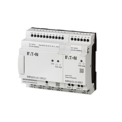 Eaton EasyE4 Series Logic Module, 12 V dc, 24 V dc Supply, Relay Output, 4 (Analogue), 8 (Digital)-Input, Analogue,