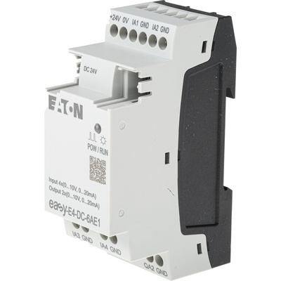 Eaton EasyE4 Series Logic Module, 24 V dc Supply, Analogue Output, 4-Input, Analogue Input