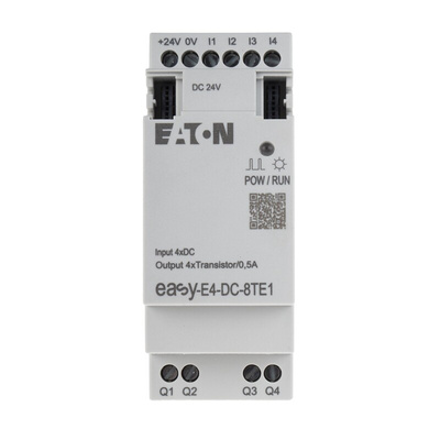 Eaton EasyE4 Series Logic Module, 24 V dc Supply, Transistor Output, 4-Input, Digital Input