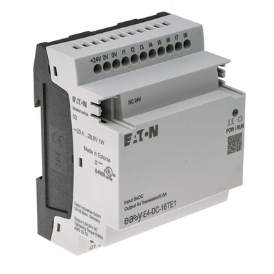 Eaton EasyE4 Series Logic Module, 24 V dc Supply, Transistor Output, 8-Input, Digital Input