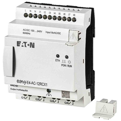 Eaton EasyE4 Series Control Relay, 100 → 240 V ac/dc Supply, Digital, Relay Output, 8-Input, Digital Input