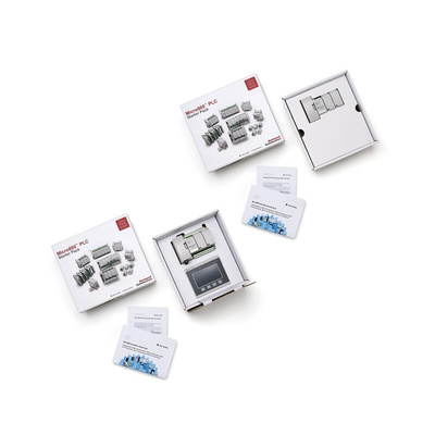 Rockwell Automation Micro 820 Series PLC CPU Starter Kit for Use with Micro 800 Controllers, Relay Output, 12-Input
