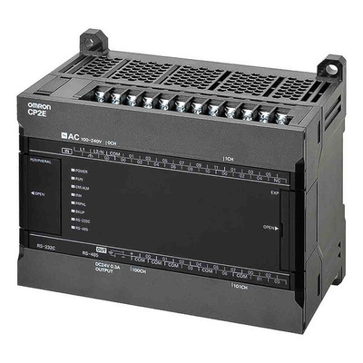 Omron CP2E Series PLC CPU for Use with CP2E Series, Transistor Output, 18-Input, Digital Input