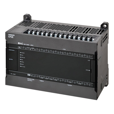 Omron CP2E Series PLC CPU for Use with CP2E Series, Relay Output, 24-Input, Digital Input
