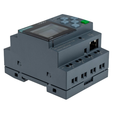 Siemens LOGO! Series PLC CPU for Use with LOGO! 8.3, 115 V ac/dc, 230 V ac/dc Supply, Relay Output, 8-Input, Digital