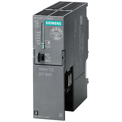 Siemens SIMATIC S7-300 Series PLC CPU for Use with SIMATIC S7-300, 24 V Supply, 0-Input