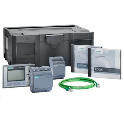 Siemens LOGO! V8.3 Series PLC CPU Starter Kit, 12 → 24 V dc Supply, Relay Output, 12-Input