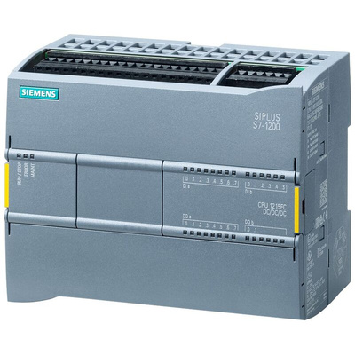 Siemens SIMATIC S7-1200F Series PLC CPU for Use with SIMATIC S7-1200, Relay Output, 16-Input, Analog Input