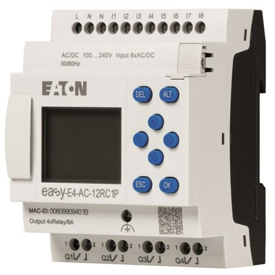 Eaton EasyE4 Series Control Relay, Relay Output, 4-Input, Analog Input
