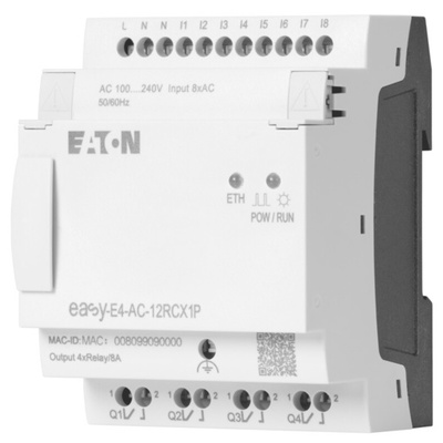 Eaton EasyE4 Series Control Relay, Relay Output, 8-Input, Digital Input