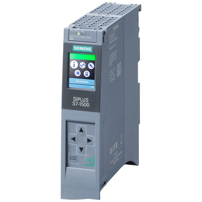 Siemens SIPLUS S7-1500 Series PLC CPU for Use with SIPLUS S7-1500, CPU Output, 20-Input