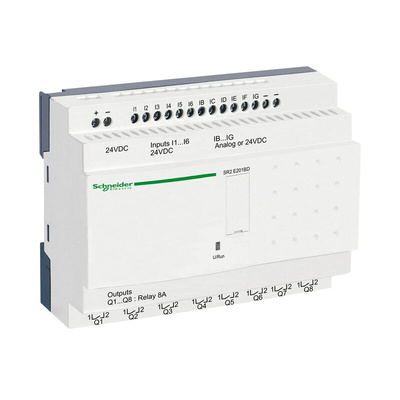 Schneider Electric Zelio Logic Series Logic Module, Relay Output, 12-Input, Analogue, Discrete Input