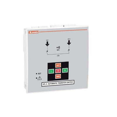 Lovato ATL Series Controller for Use with 2 Power Sources With Three Phase Control, Relay Output, 2-Input, Digital Input