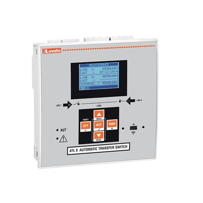 Lovato ATL Series Controller for Use with 2 Power Sources With Three Phase Control, Relay Output, 6-Input, Digital Input