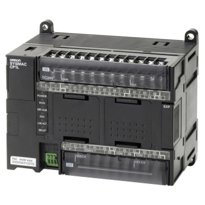 Omron CP1L Series PLC CPU for Use with CP1E Series, Transistor Output, 18-Input, Pulse Input