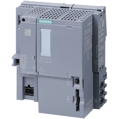 Siemens SIMATIC Series PLC CPU for Use with ET 200SP, 24 V Supply, Both Analog and Digital Output, 20-Input