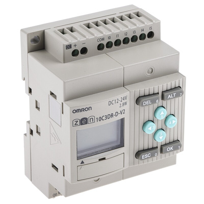 Omron ZEN Series Logic Module, 10.8 → 28.8 V dc Supply, Relay Output, 6-Input, Analogue Input