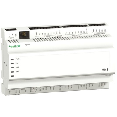 Schneider Electric TM168B Series PLC CPU, Relay Output, 5 (Analogue), 7 (Digital)-Input, Analogue, Digital Input