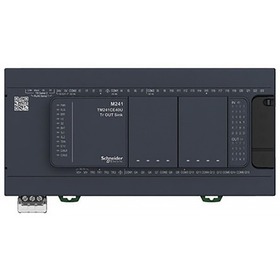 Schneider Electric Modicon M241 Series PLC CPU, Relay Output, 24-Input