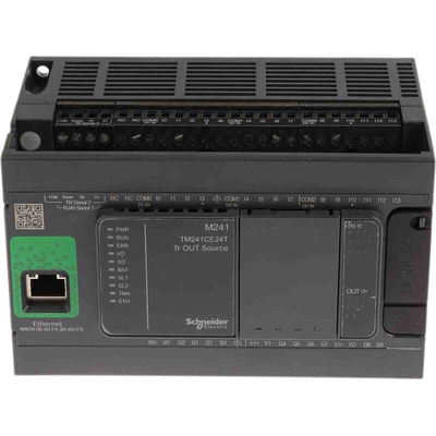 Schneider Electric Modicon M241 Series PLC CPU, Transistor Output, 14-Input