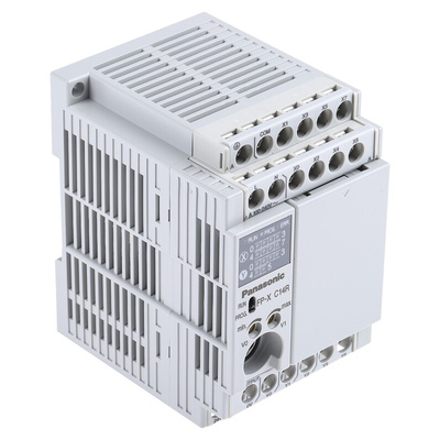 Panasonic AFPX-C Series Series PLC CPU for Use with FP-X Series, Relay Output, 8-Input, DC Input