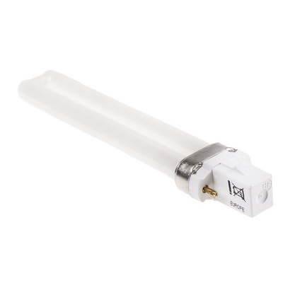 G23 Twin Tube Shape CFL Bulb, 9 W, 2700K, Warm White Colour Tone