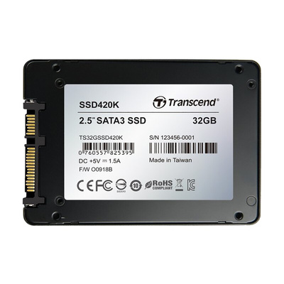 Transcend SSD420 2.5 in 32 GB Internal SSD Hard Drive