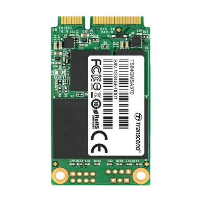 Transcend MSA370 mSATA 64 GB Internal SSD Hard Drive