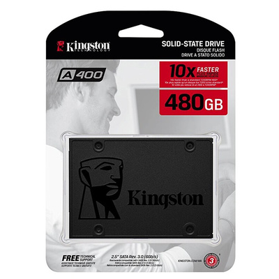 Kingston SSDNow A400 2.5 in 480 GB Internal SSD Hard Drive