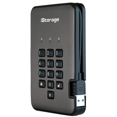 iStorage diskAshur2 500 GB External Portable Hard Drive