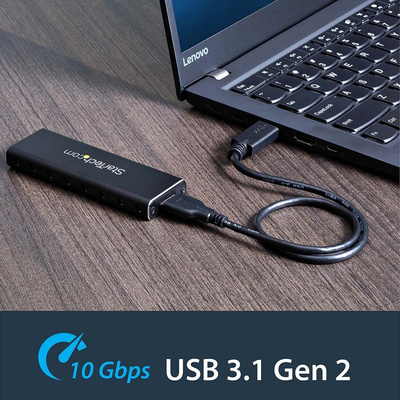 StarTech.com M.2 SATA Hard Drive Enclosure, USB 3.0