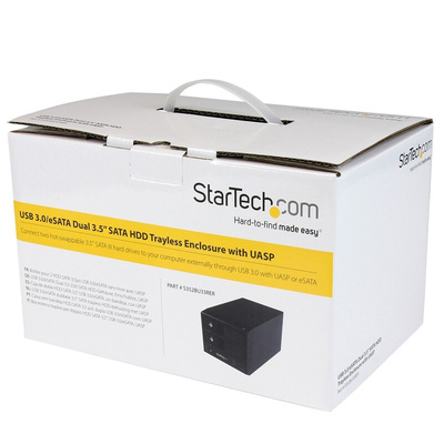 StarTech.com 3.5in SATA Hard Drive Enclosure, USB 3.0