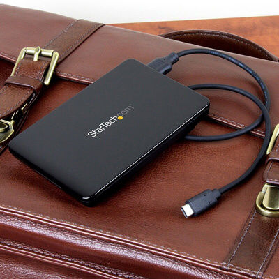 StarTech.com 2.5in SATA Hard Drive Enclosure, USB 3.1