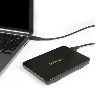 StarTech.com 2.5in SATA Hard Drive Enclosure, USB 3.1