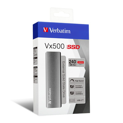 Verbatim Vx500 240 GB External SSD Hard Drive