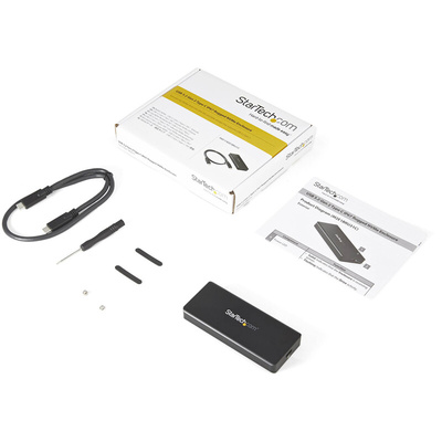 StarTech.com 0.86in M.2 NVMe Hard Drive Enclosure, USB 3.1