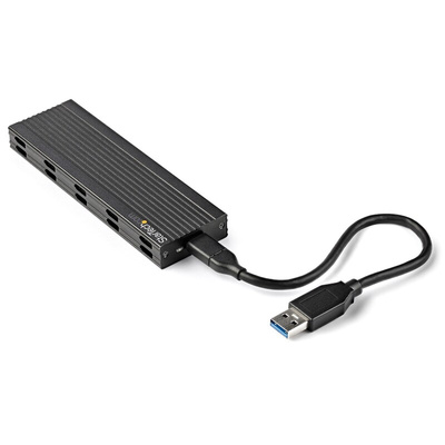 StarTech.com 0.87in M.2 SATA SSD Hard Drive Enclosure, USB C