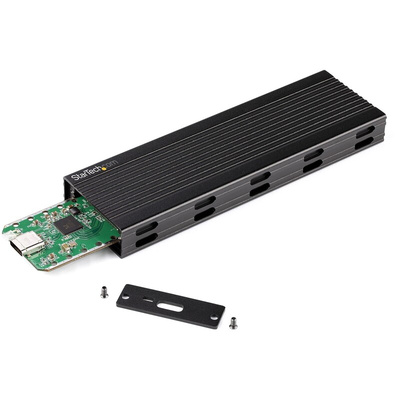 StarTech.com 0.87in M.2 SATA SSD Hard Drive Enclosure, USB C