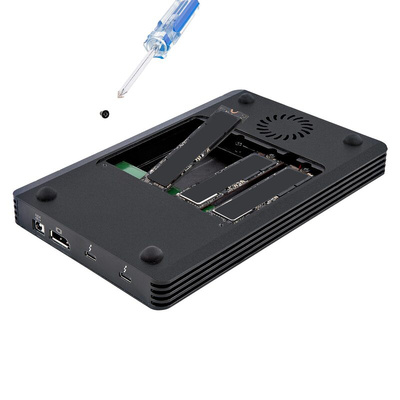 StarTech.com 3.15in M.2 NVMe Hard Drive Enclosure, USB C
