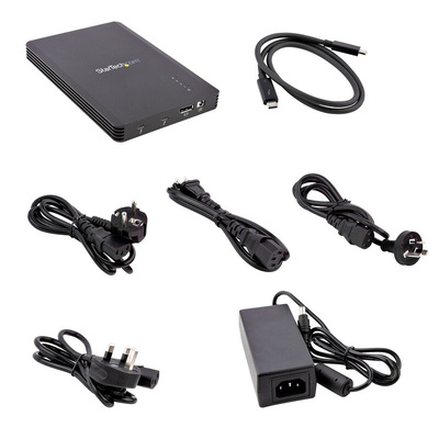 StarTech.com 3.15in M.2 NVMe Hard Drive Enclosure, USB C